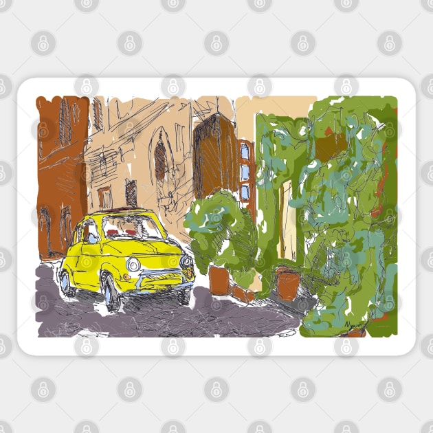 Italian landscape Sticker by NYWA-ART-PROJECT